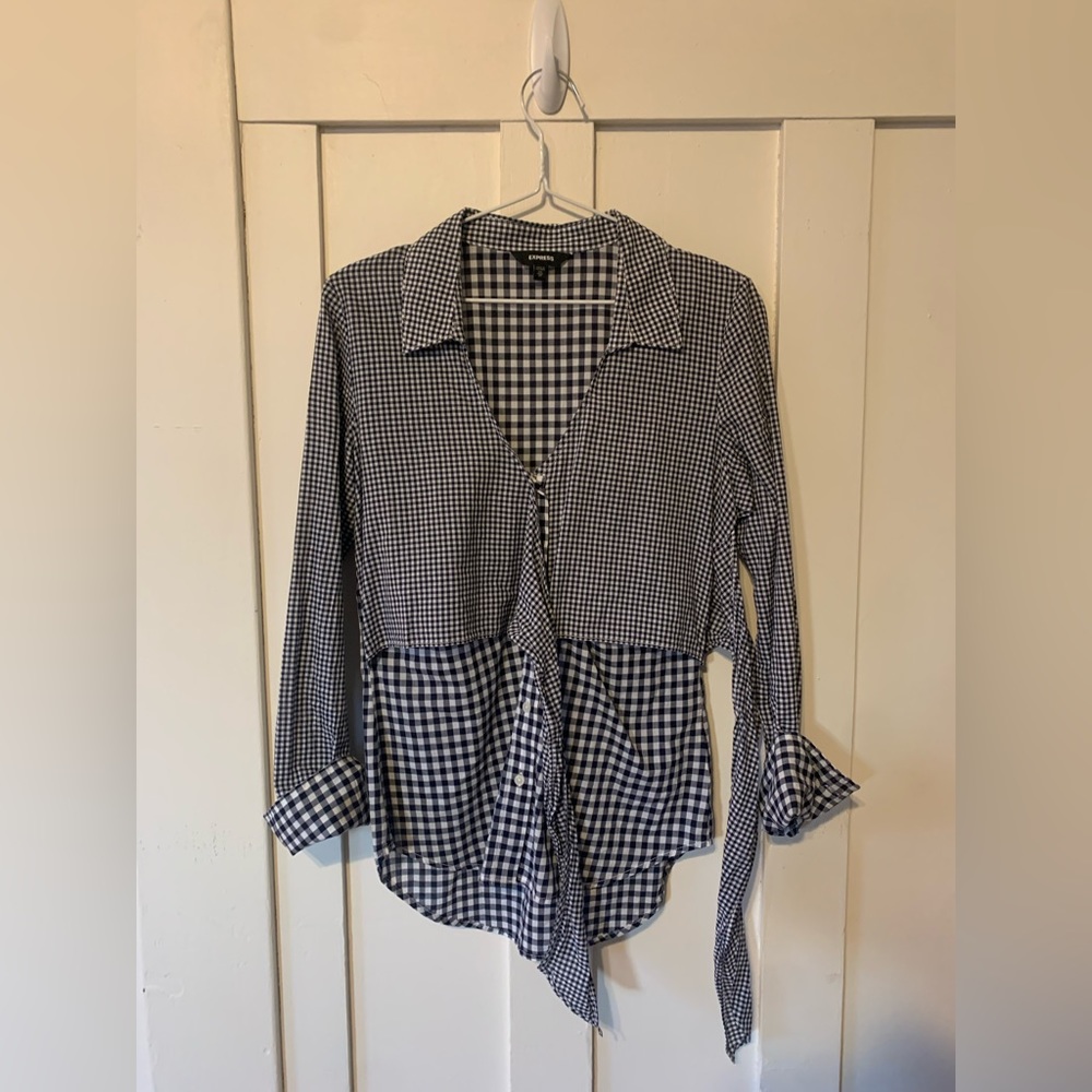 V-Kneck Bow Top